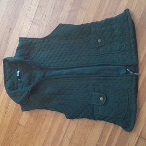 Croft &Barrow suede vest